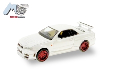 Herpa 87MC000055 - H0 - Nissan GTR 34 - weiß